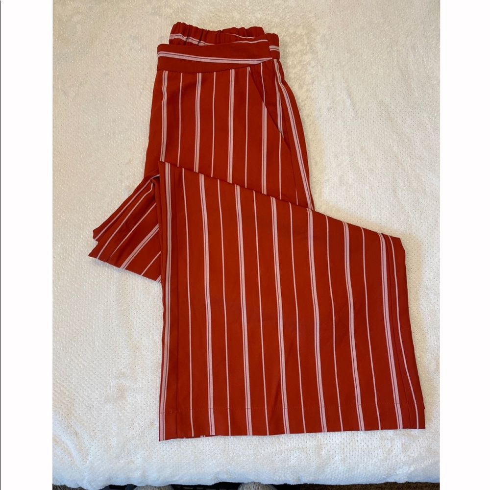 CHARLOTTE RUSSE || Orange Wide Leg Pants